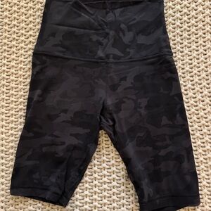 Lululemon Align Black Camo Shorts